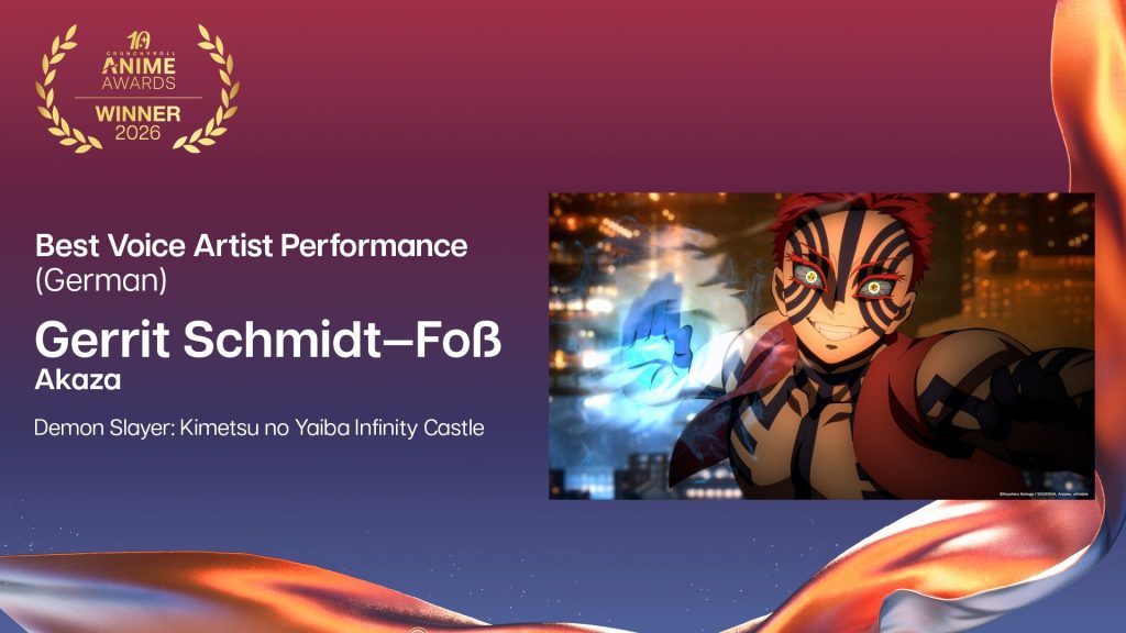 Best Voice Artist Performances German: Gerrit Schmidt—Foß (Akaza).