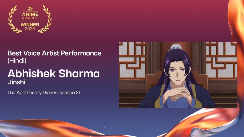 Best Voice Artist Performances Hindi: Abhishek Sharma (Jinshi).