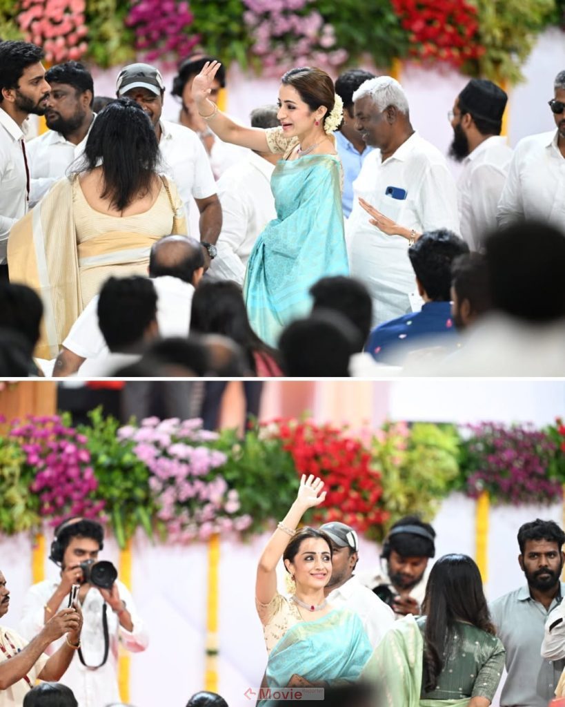trisha krishnan vijay oath ceremony
