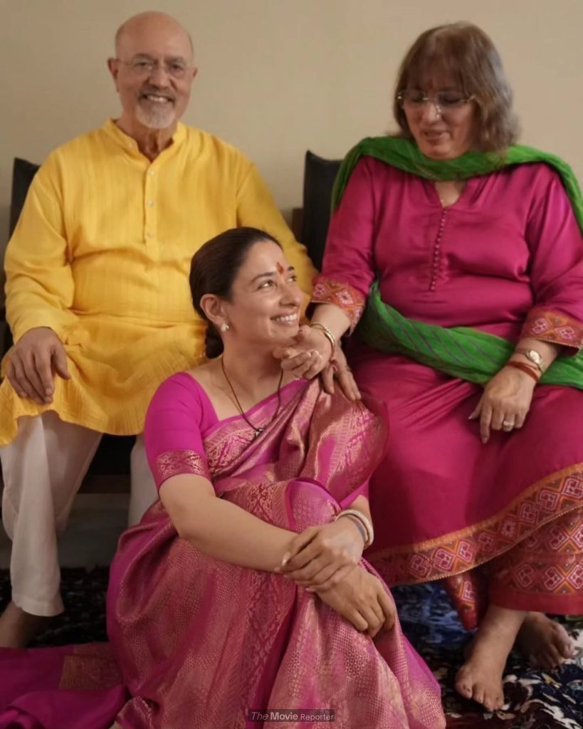 Tamannaah Bhatia during Linga Bhairavi Devi Punya Puja at her Mumbai home
