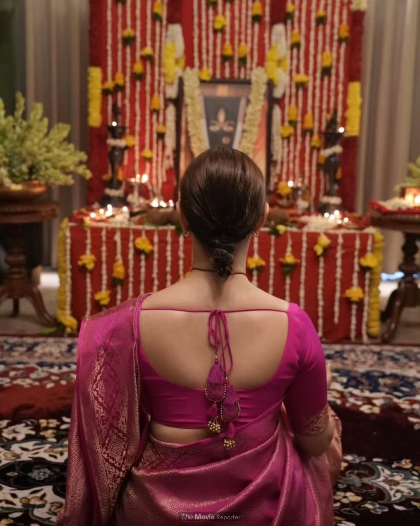 Tamannaah Bhatia during Linga Bhairavi Devi Punya Puja at her Mumbai home