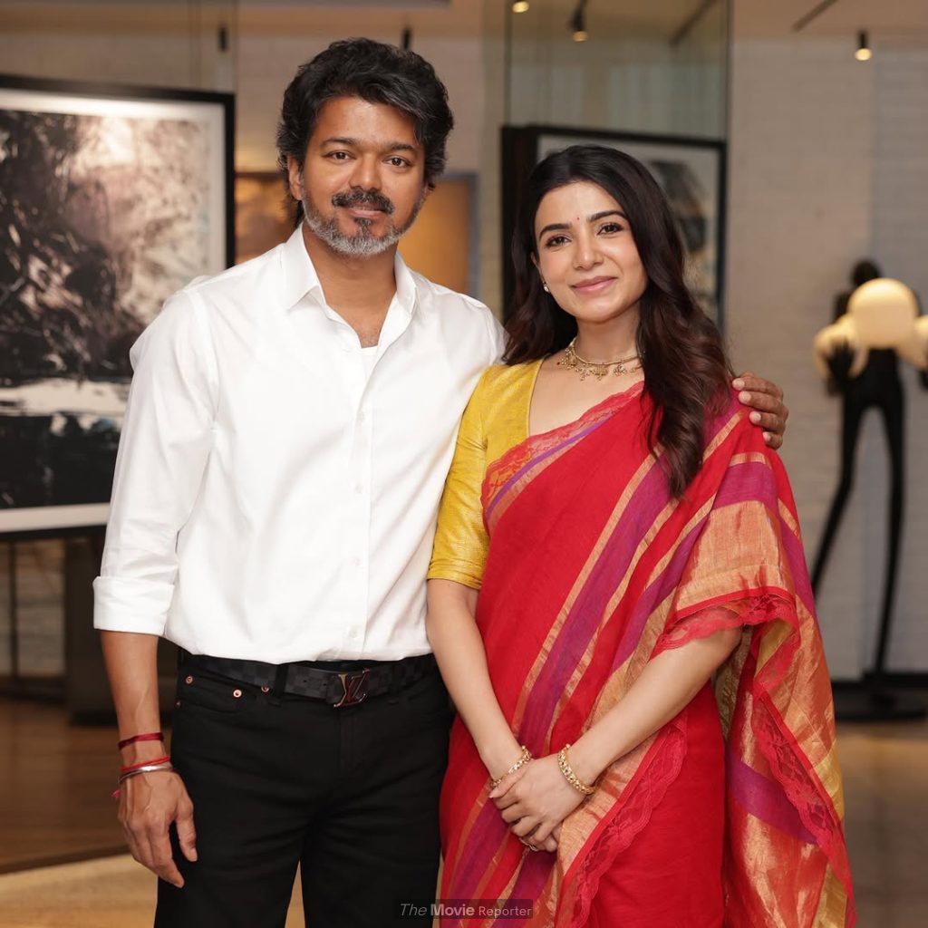 Samantha meets CM Vijay