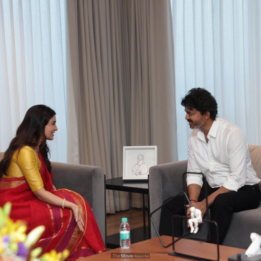 Samantha meets CM Vijay